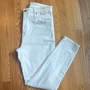 NWT J.Crew Curvy Toothpick Highrise White Jeans